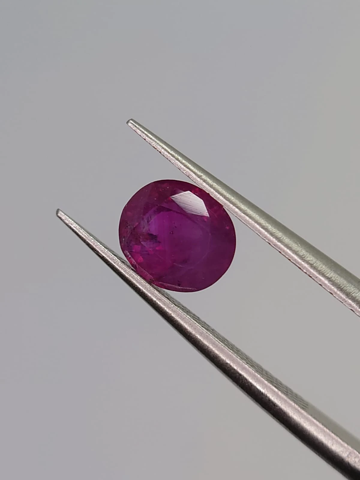 1.37ct Natural Ruby from Kashmir Valley, Pakistan — view 7